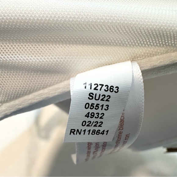 Cacique White Cotton T-Shirt Bra Rainbow Pride Strappy Back Front Closure, 44D - Picture 11 of 11